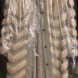 Vintage lazares blonde mink fur jacket